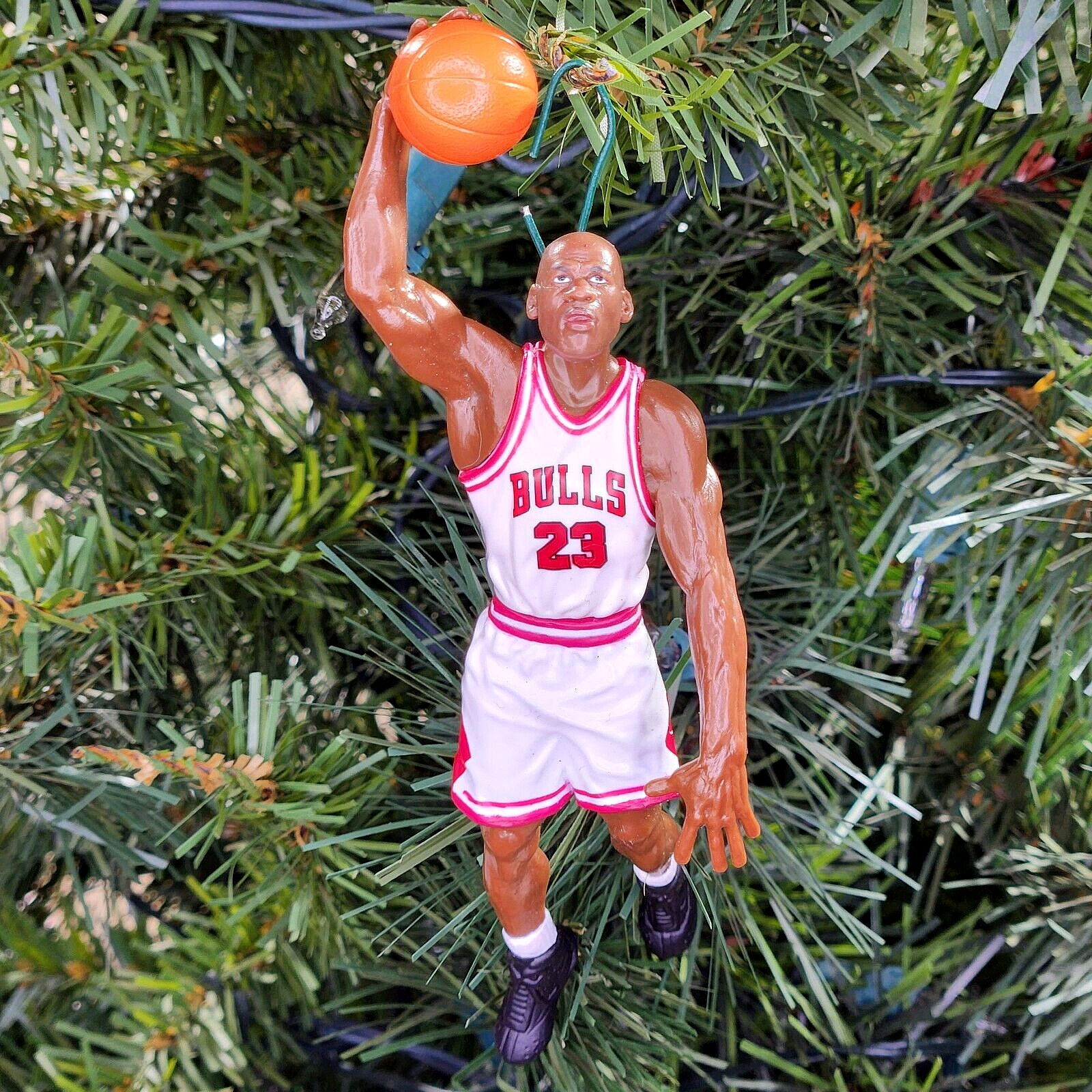 Michael Jordan Chicago Bulls NBA Basketball Xmas Ornament Holiday vtg Jersey 23