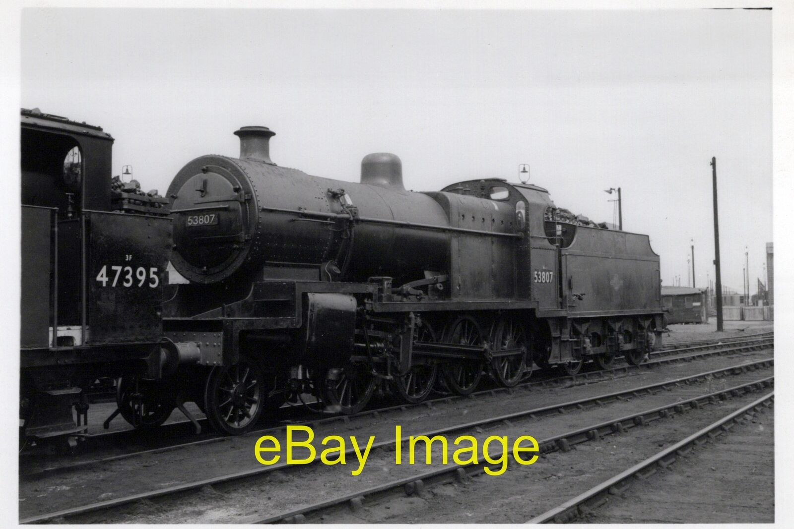 Photo Railway  ex SD&J 2-8-0 53807 at Derby c1962