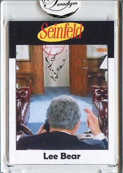 -SEINFELD- George Steinbrenner Signed/Autograph/Auto NY Yankees TV Baseball Card