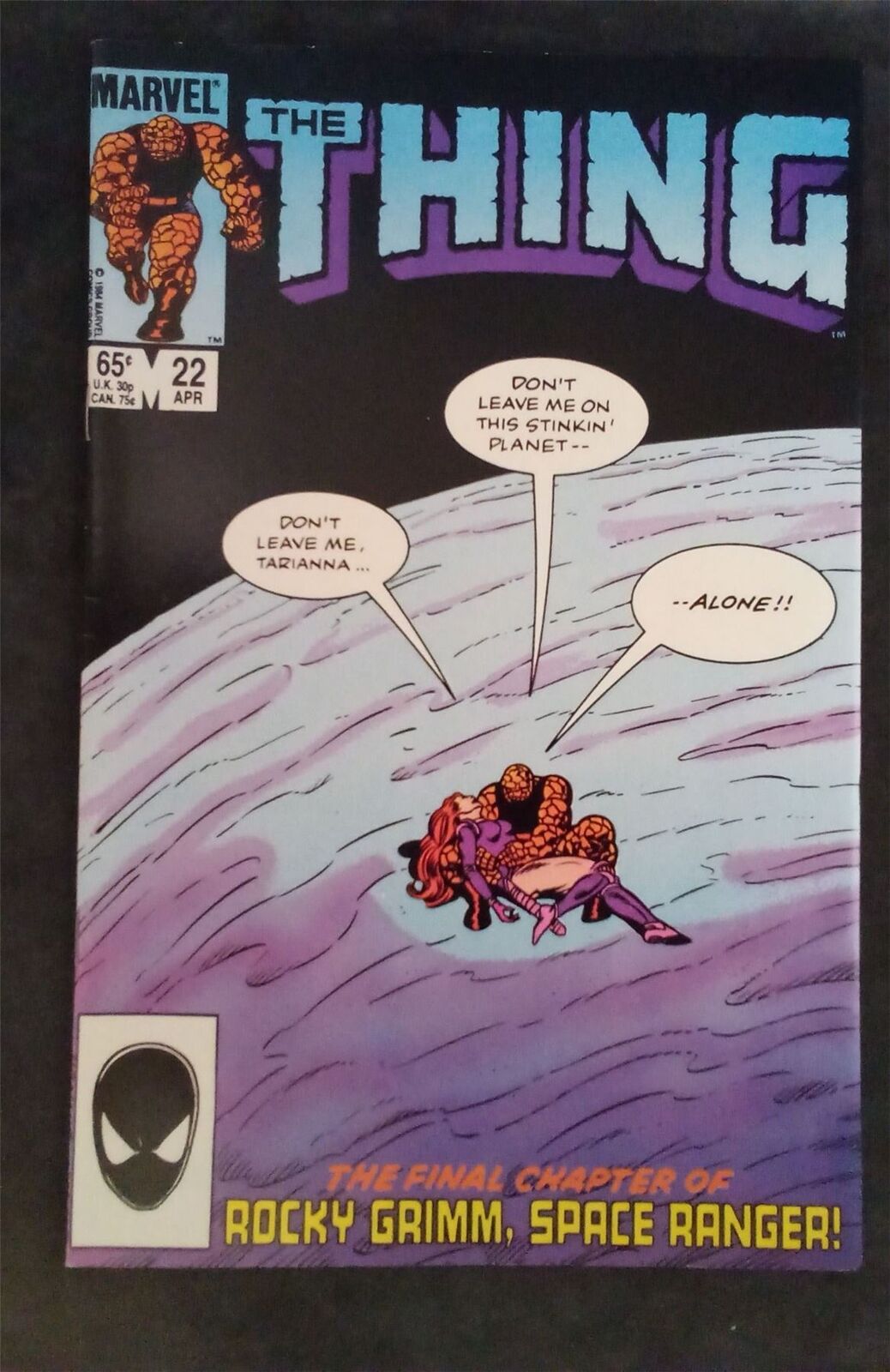 The Thing #22 1985 marvel Comic Book 