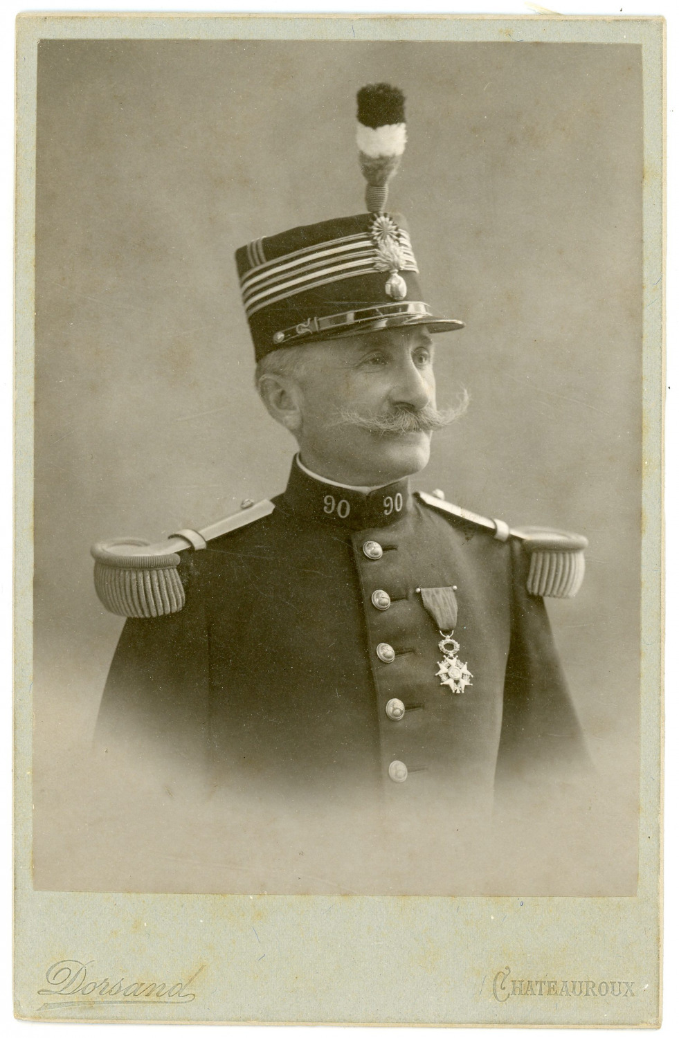 Lieutenant Colonel Escudier, 1907 Vintage Silver Print Silver Print Silver