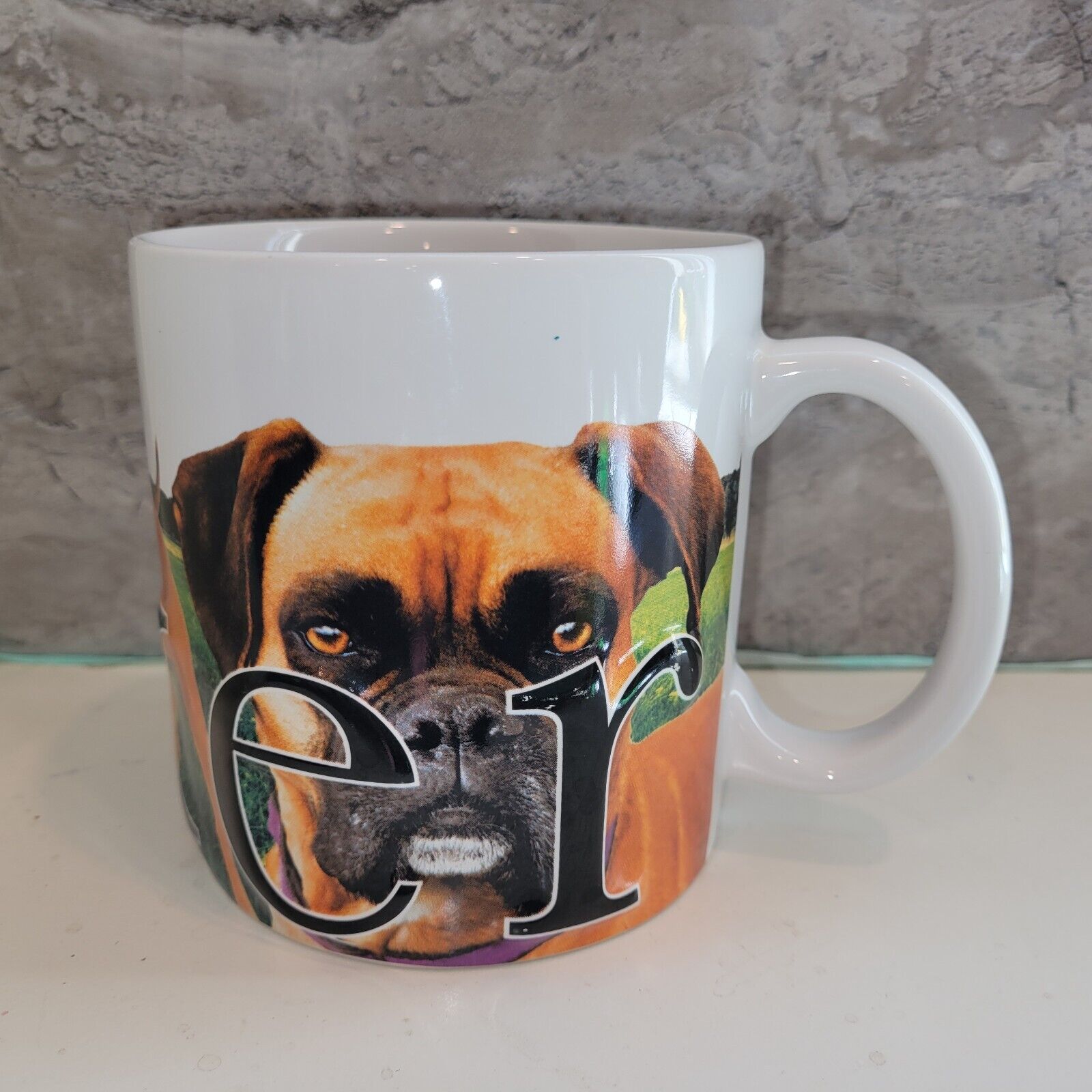 Boxer Dog 3D Embossed Coffee Tea Mug Large Mug Americaware