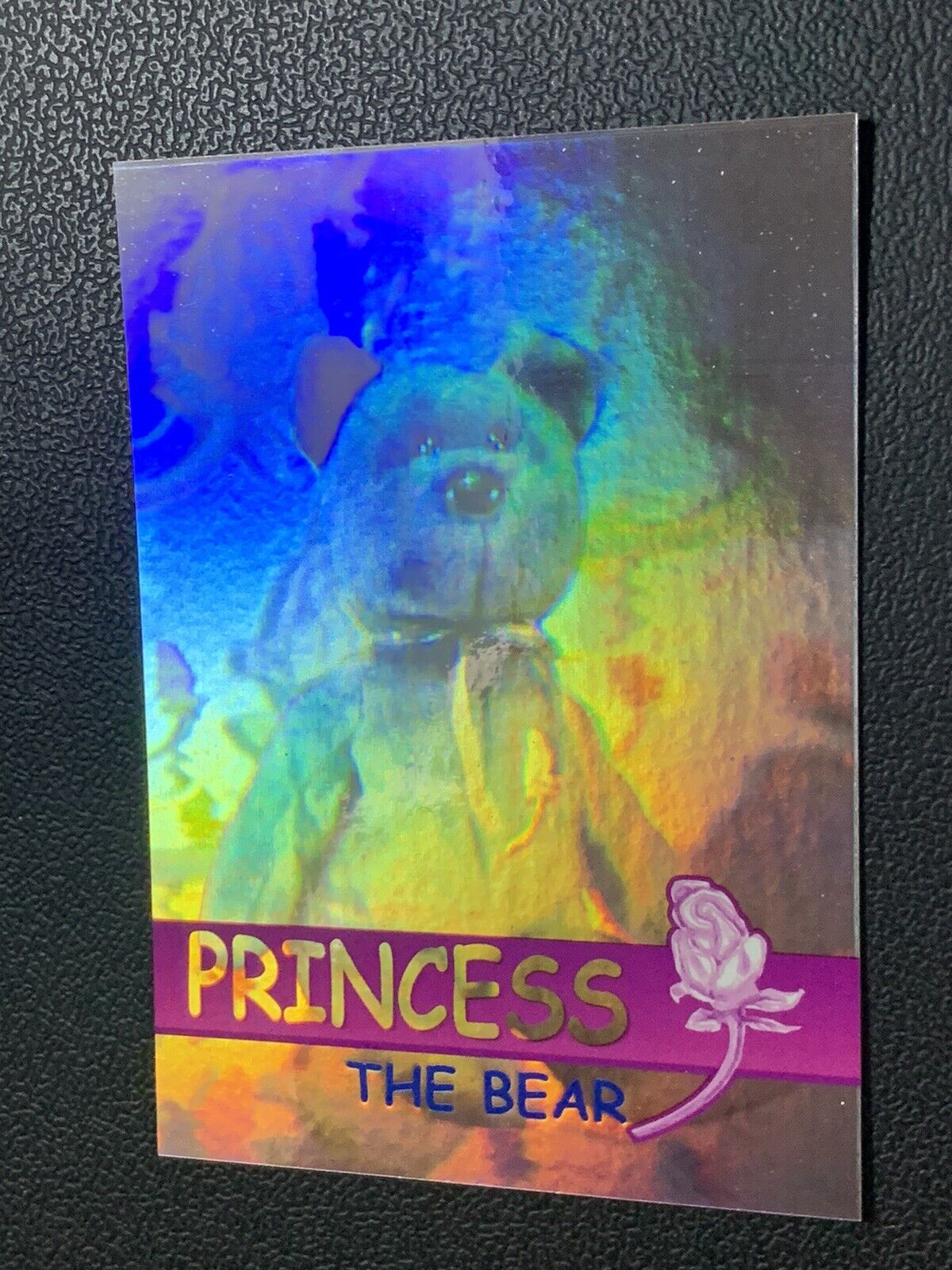 1999 Ty beanie babies official collector card princess the bear 16731/26668 RARE