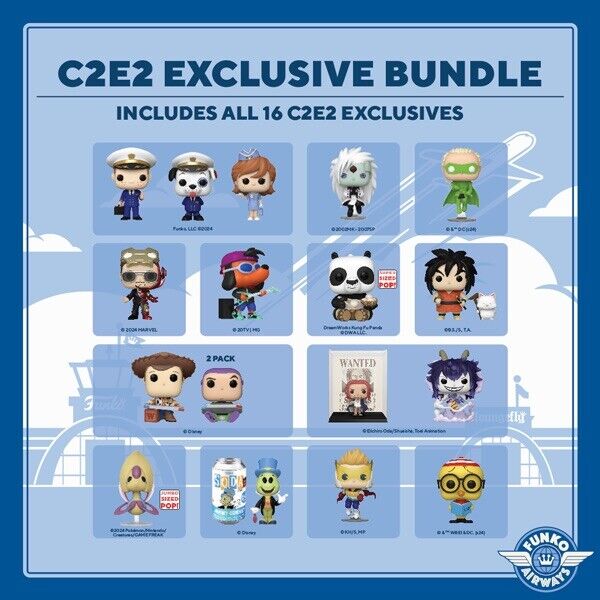 Funko Pop C2E2 Bundle Includes All 16 Items Confirmed Order From Funko Sold Out