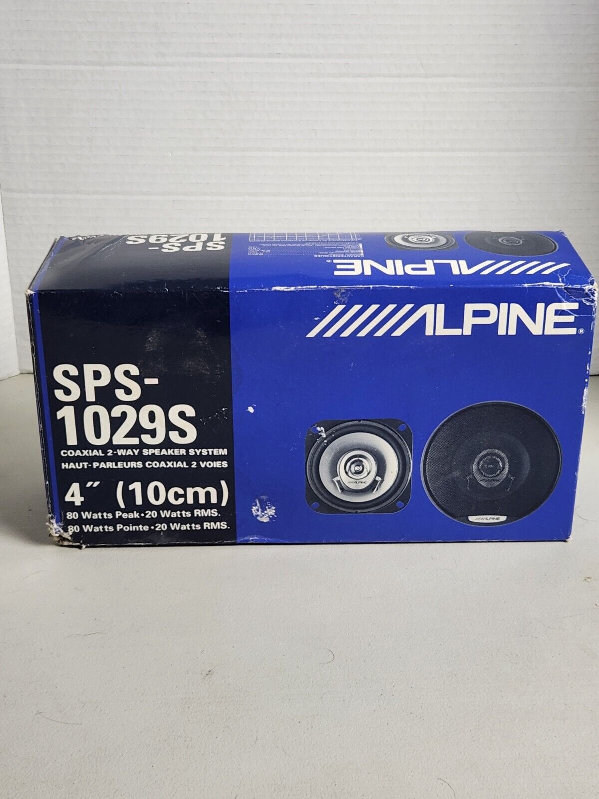 Alpine SPS-1029S Coaxial 2-way Speaker System 