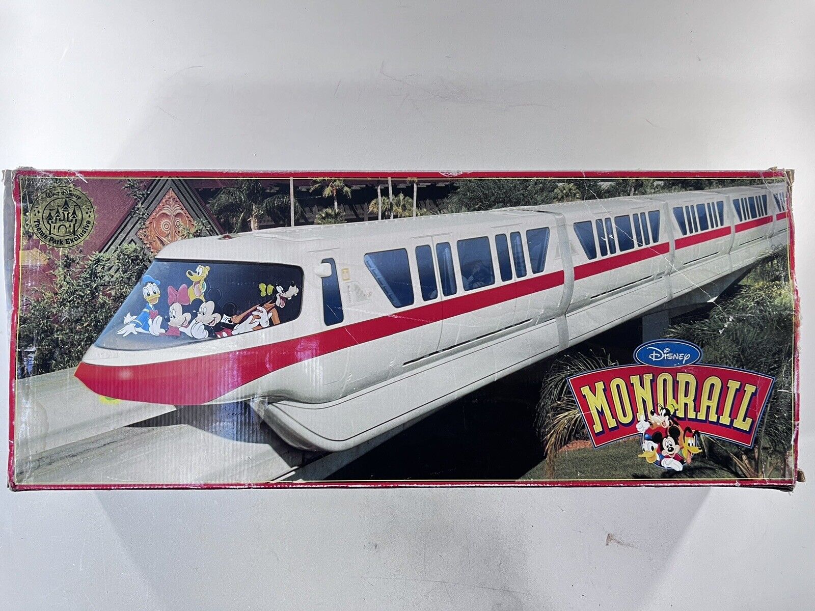 Walt Disney World Monorail Playset Red Line Train Complete And Working Condition