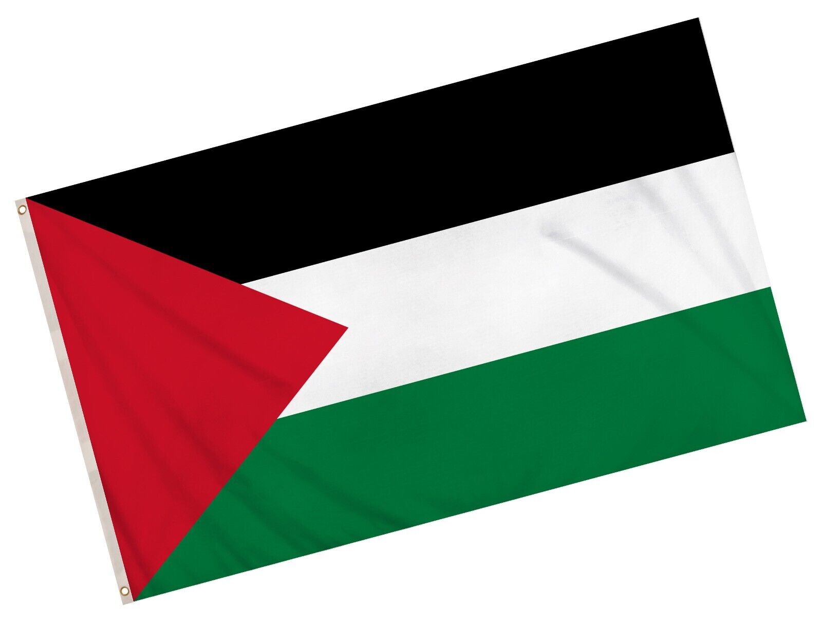 PALESTINE FLAG LARGE 5FT x 3FT DOUBLE STITCHED NATIONAL BANNER WITH EYELETS