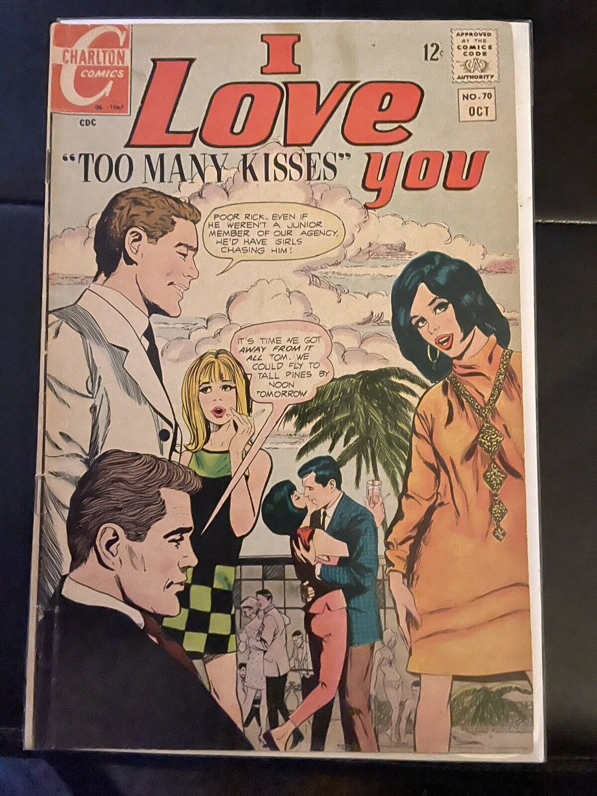I Love You Comic Book - Issue #70 - CHARLTON COMICS - 1967 - NM