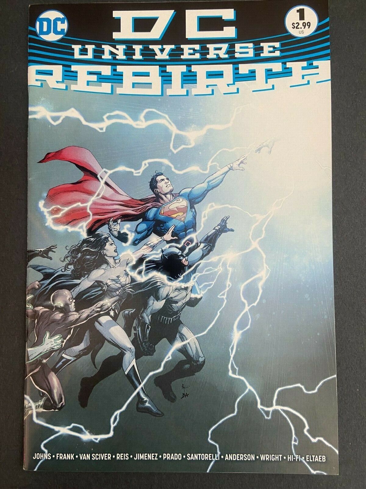 DC Universe Rebirth #1 DC Comics 2016 Geoff Johns Ethan Van Sciver Gary Frank 