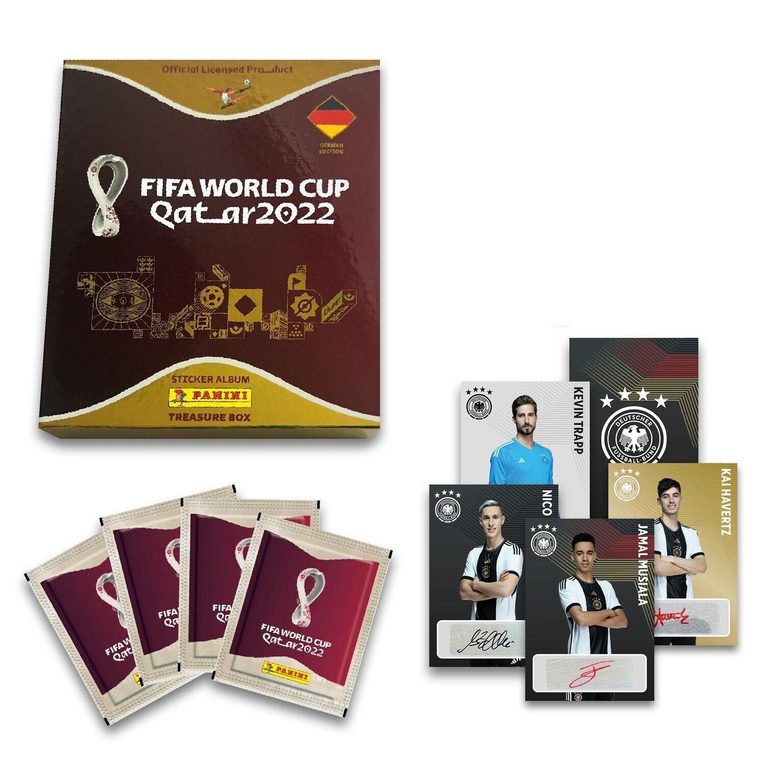 Panini World Cup Sticker Monocouvette Limited 100 Sticker Packs Card Qatar