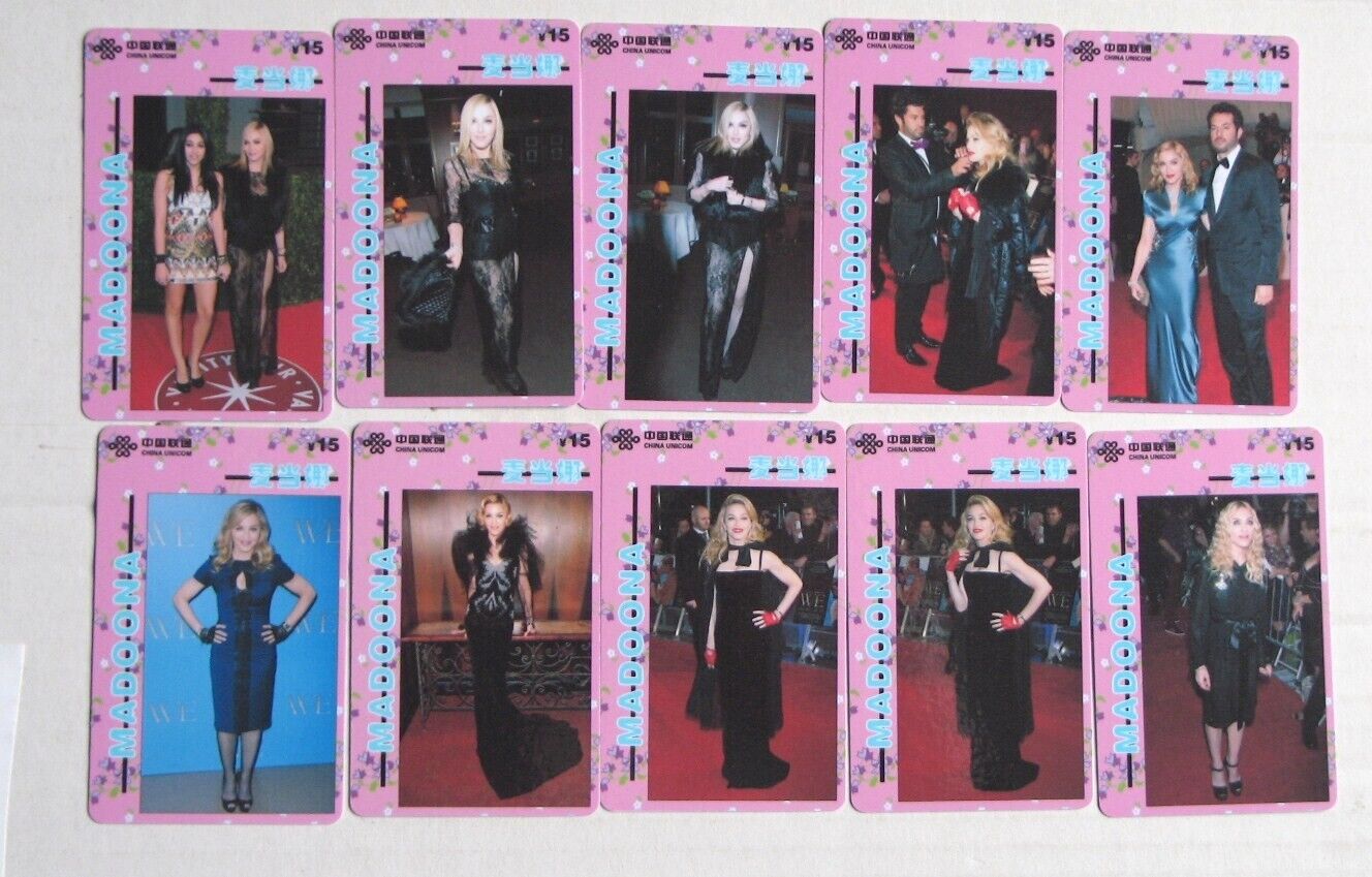 MADONNA Miss prints Chinese Phone cards