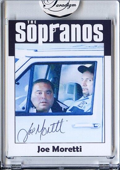 -The SOPRANOS- Joe Moretti Signed/Autograph/Auto Certified TV Trading Card