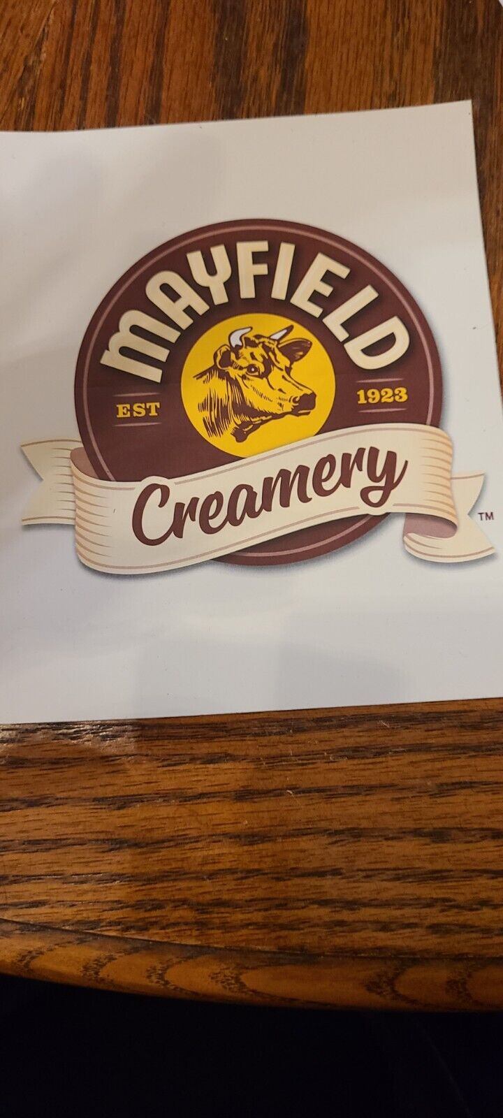 Mayfield Dairy Vintage Logo Stickers  Set