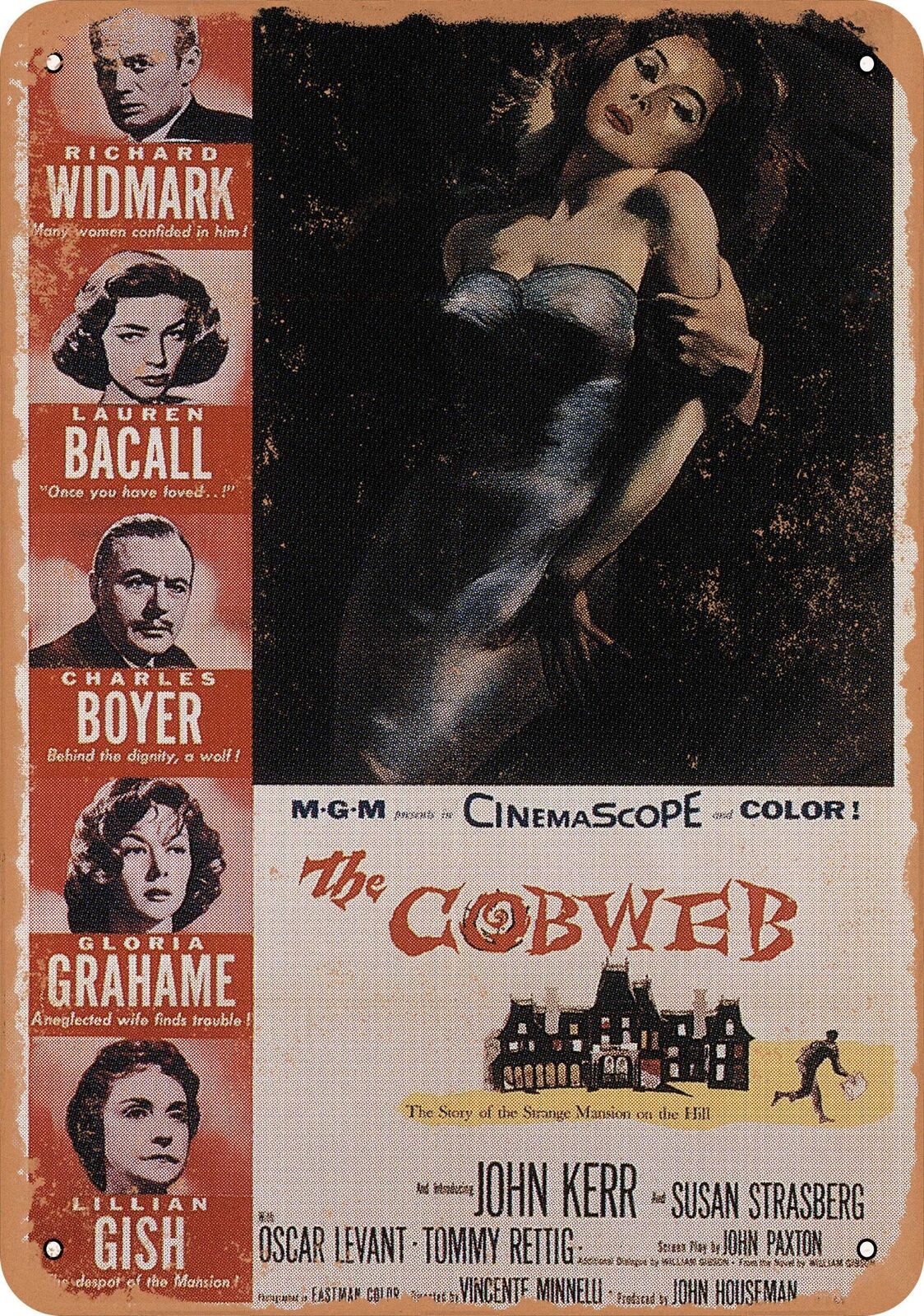 Metal Sign - Cobweb (1955) - Vintage Look