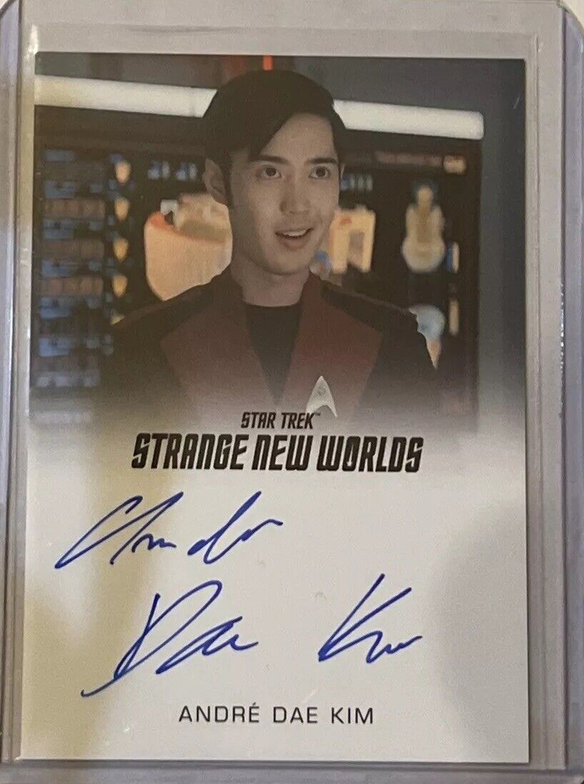 Star Trek Strange New Worlds Autograph Card Andre Dae Kim as Chief Kyle