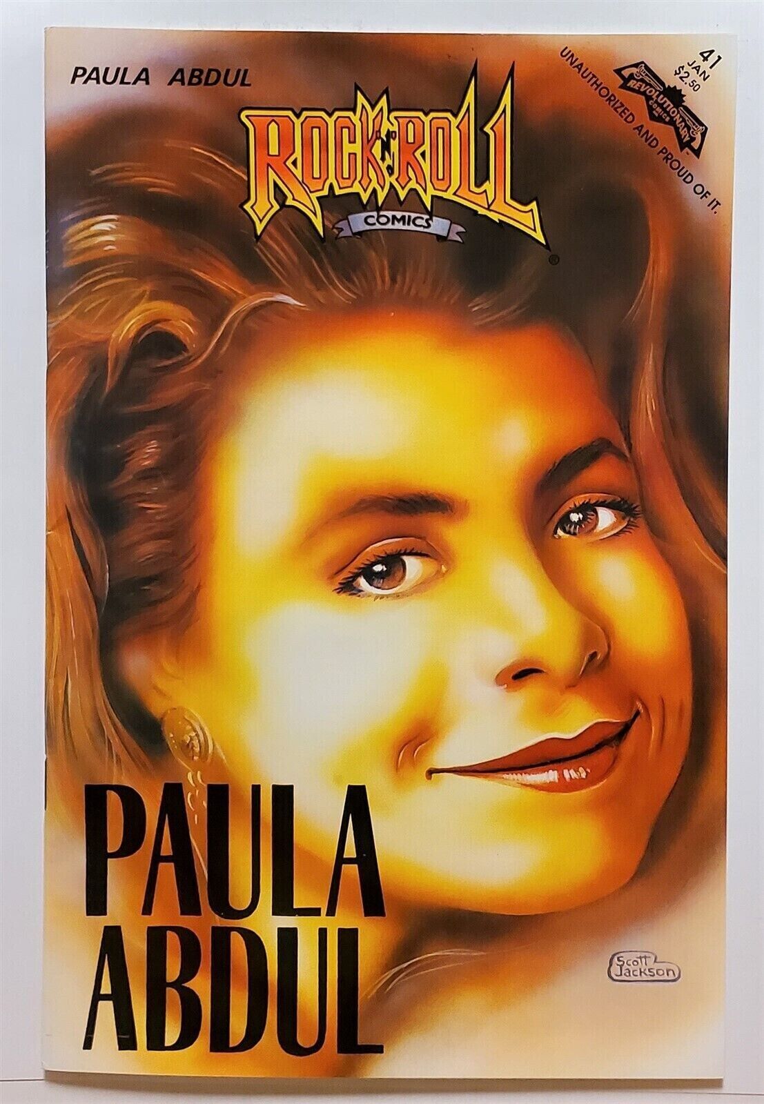 PAULA ABDUL: Rock N' Roll Comics #41 VINTAGE (Jan 1992 Revolutionary COMICS) VF