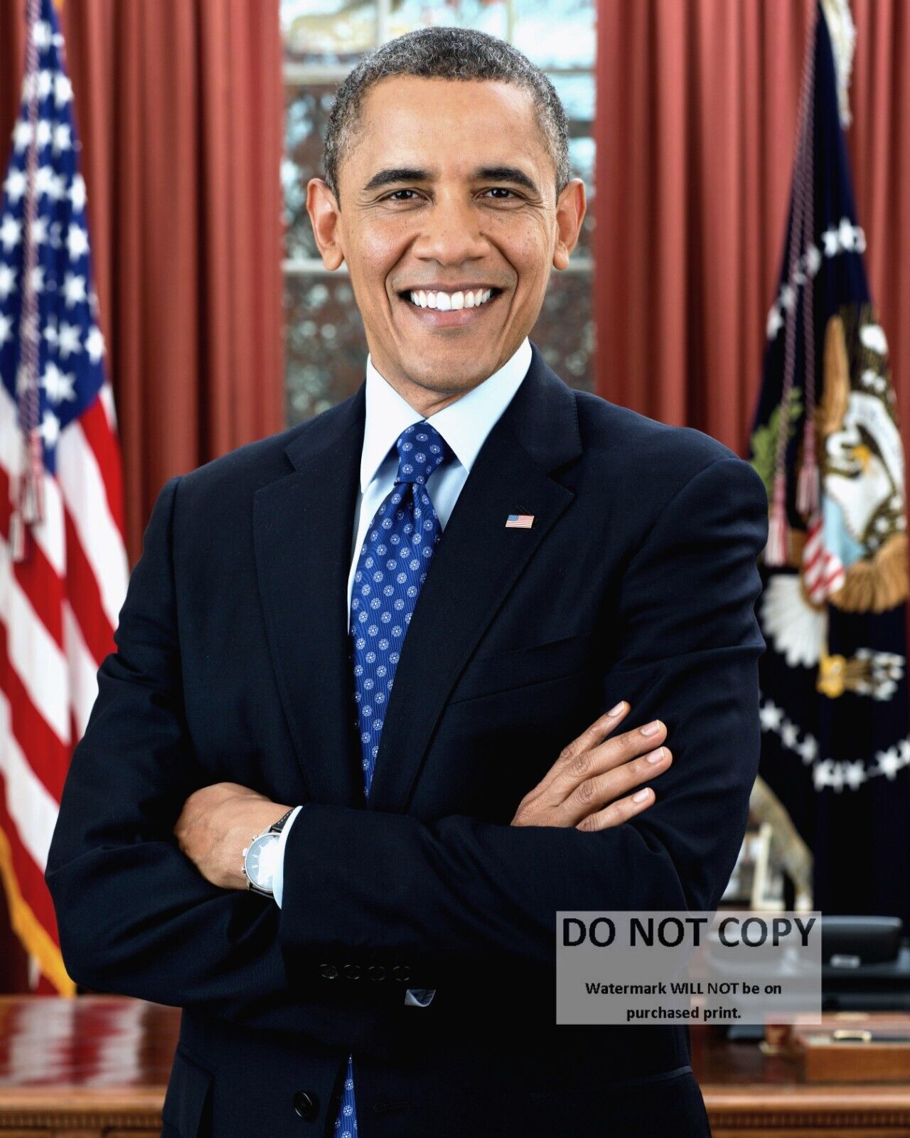 PRESIDENT BARACK OBAMA 44TH PRESIDENT OF THE UNITED STATES - 8X10 PHOTO (AA-770)