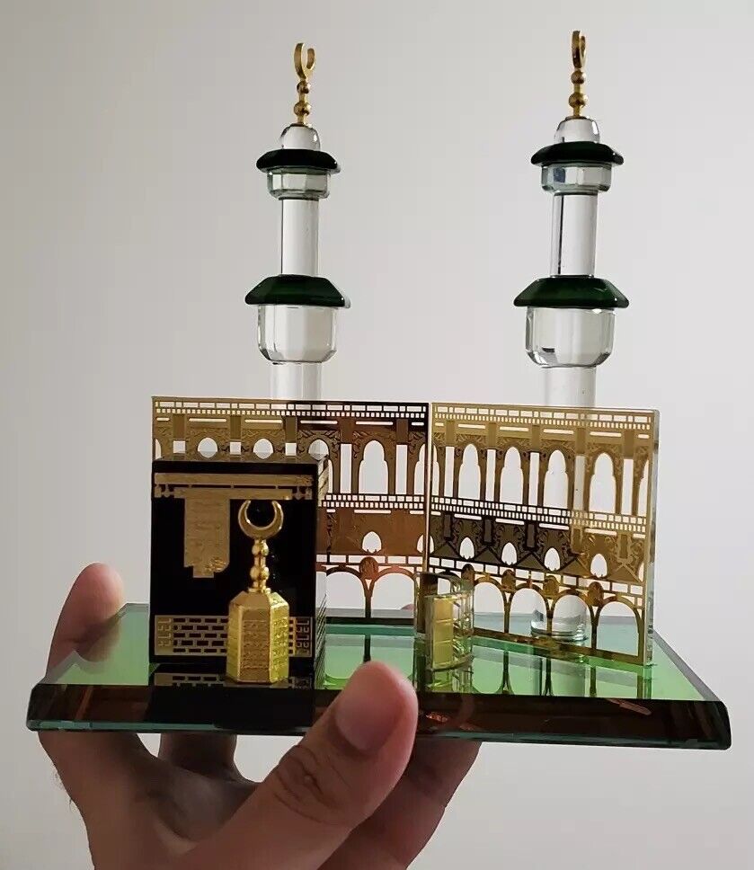 Islamic Crystal kaaba ,Muslim’s Heart Mokkah With Crystal.Islamic Gift.