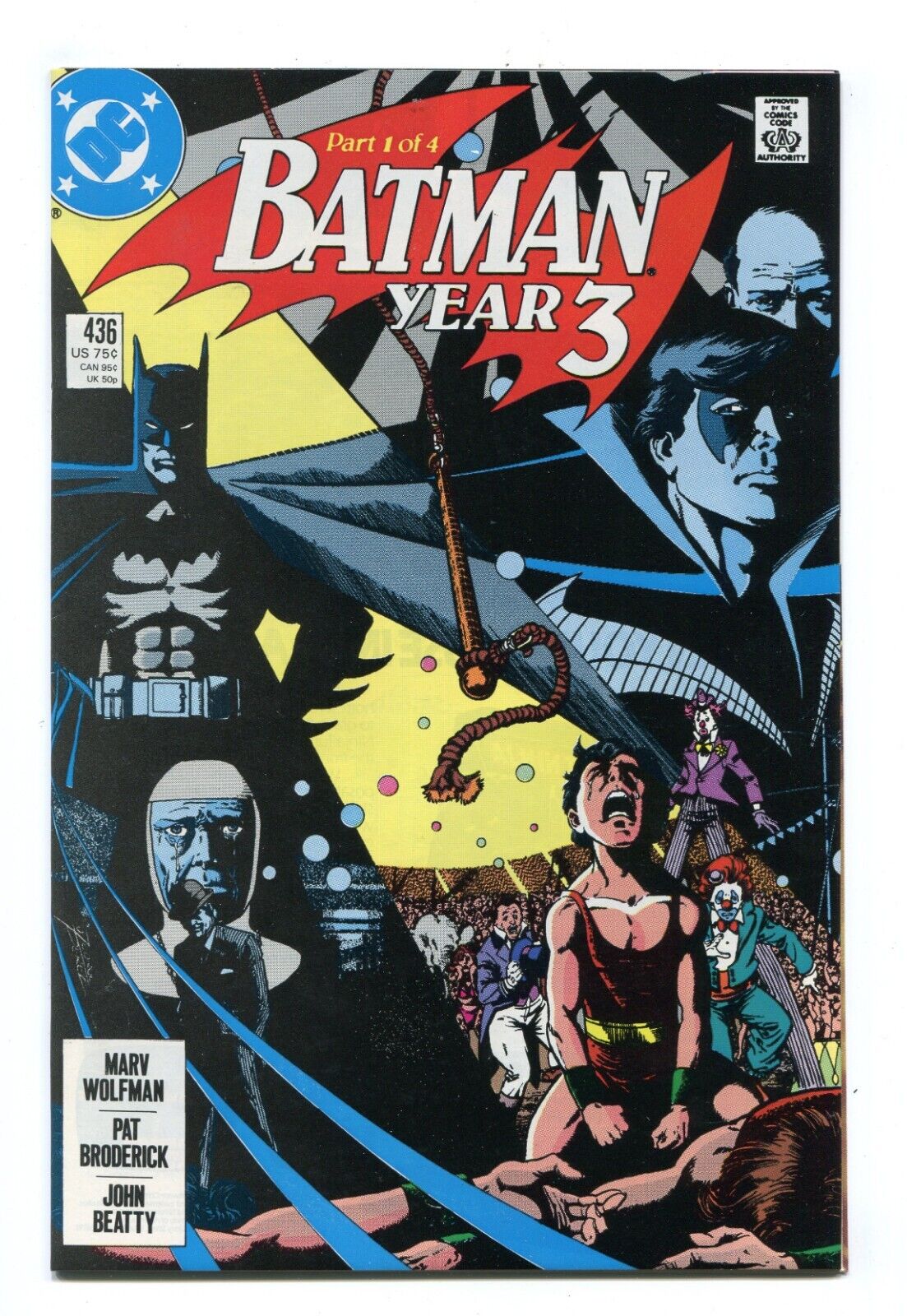 BATMAN #436 - 1ST APPEARANCE OF TIM DRAKE W/ ORIGIN - UNREAD 9.2 COPY - 1989