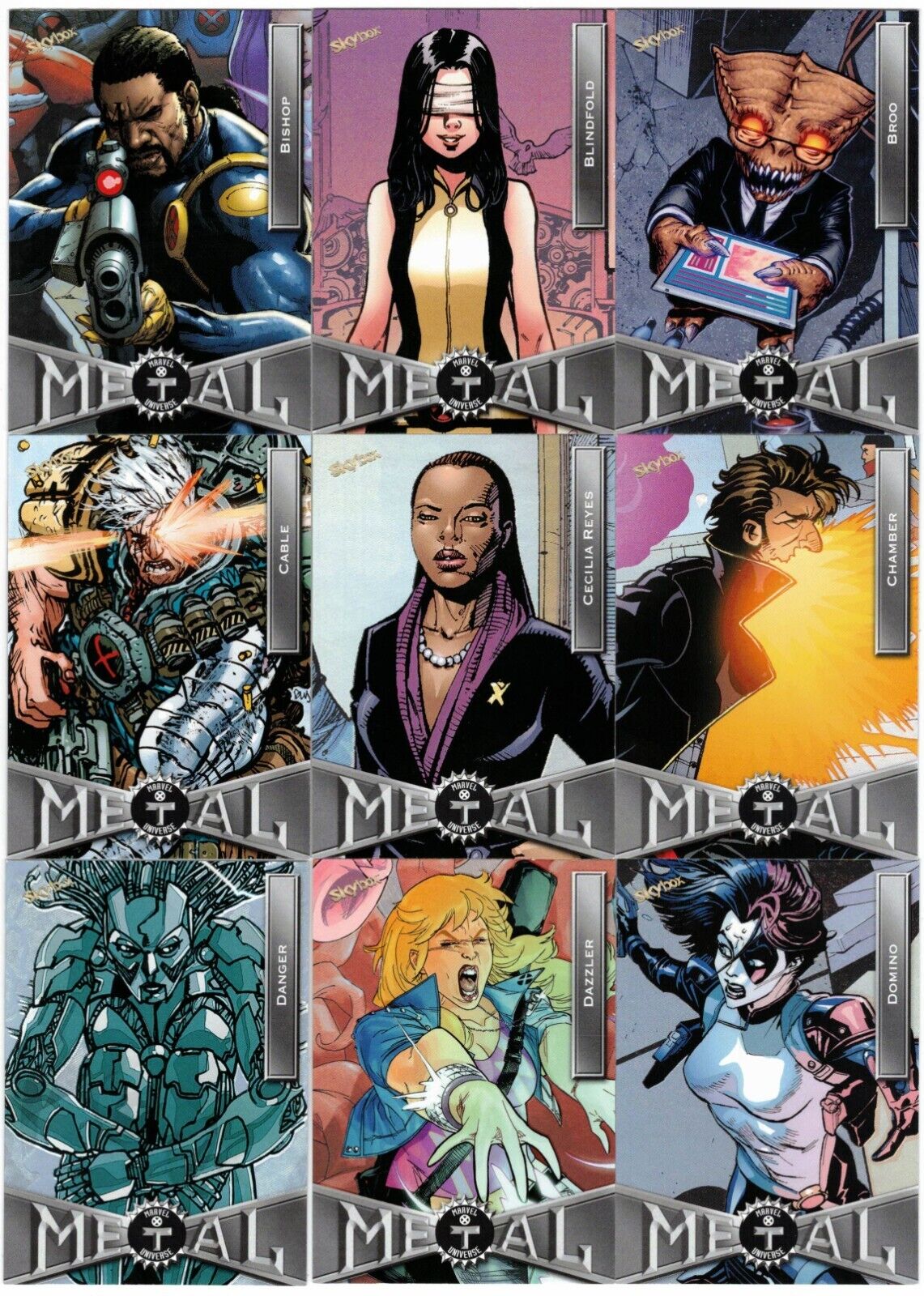 2020 2021 Marvel X-Men Metal Universe Base Card You Pick Complete Your Set 1-200