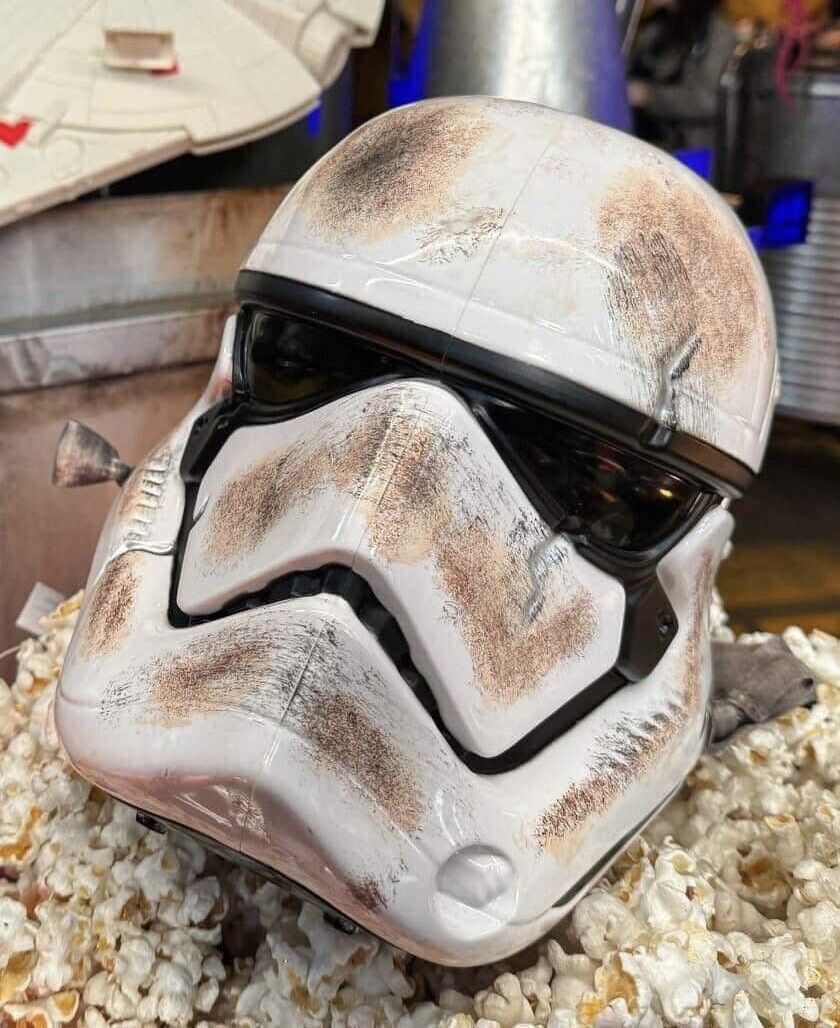 2024 Disney Parks Star Wars Salvaged Stormtrooper Helmet Popcorn Bucket Presale