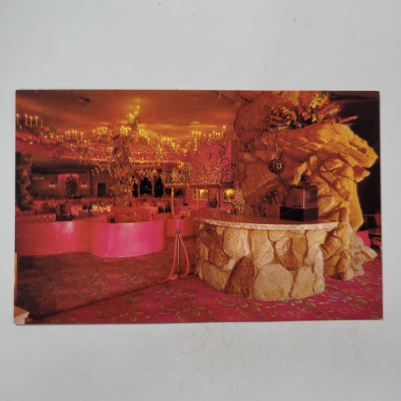 Madonna Inn Gold Rush Dining Room San Luis Obispo California Vintage Postcard