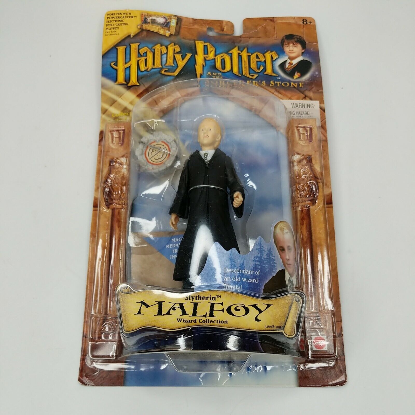 Vintage Harry Potter Malfoy 2001 Mattel Wizard Sorcerer Stone Slytherin 