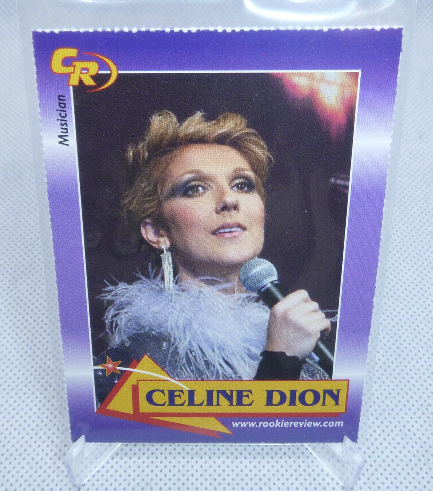 2003 Celebrity Review Rookie Review Celine Dion Singer Musician Card #5