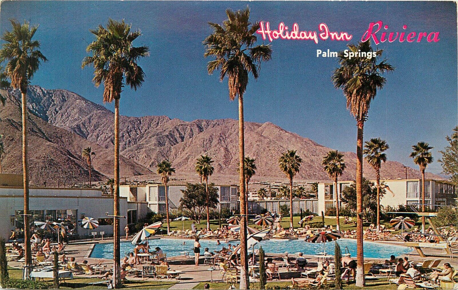 Holiday Inn Riviera Hotel Palm Springs California CA Postcard