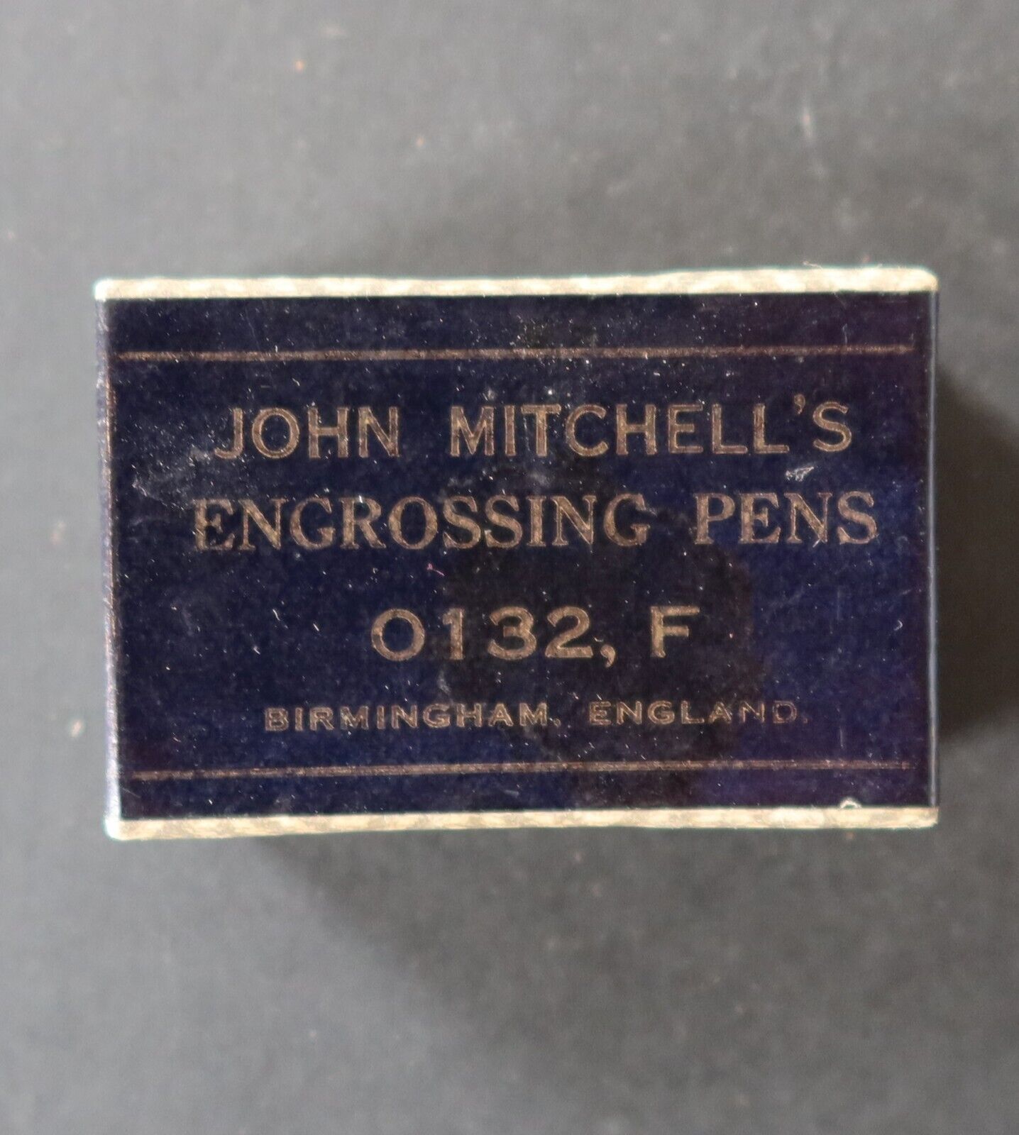 JOHN MITCHELL 0132 F pen nibs writing box
