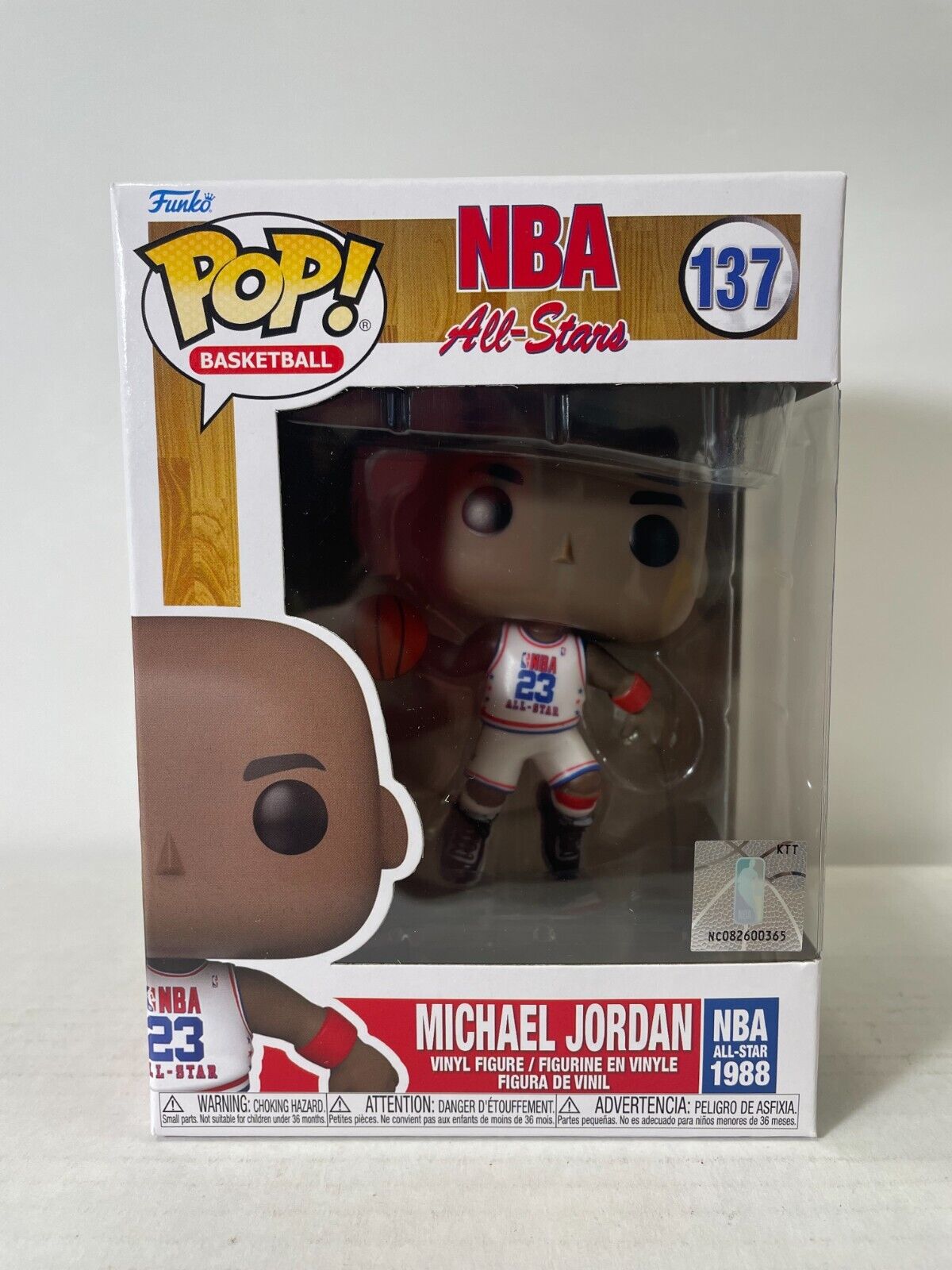 Funko Pop NBA Legends Michael Jordan All-Star 1988 Pop Vinyl #137 NEW