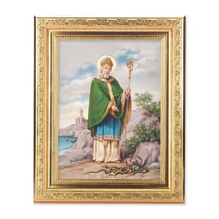 St. Patrick Framed, 8 x 10 Inches