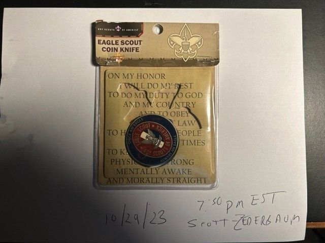 Eagle Scout Coin Knife Boy Scouts Of America BSA New In The Package