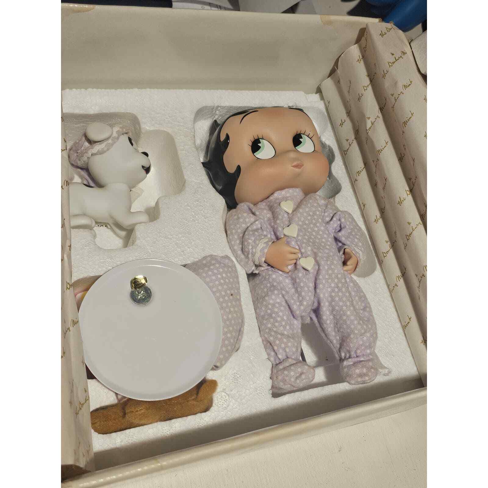 Vintage The Danbury Mint Betty Boop Baby Boop\'s Bedtime Porcelain Doll Complete 