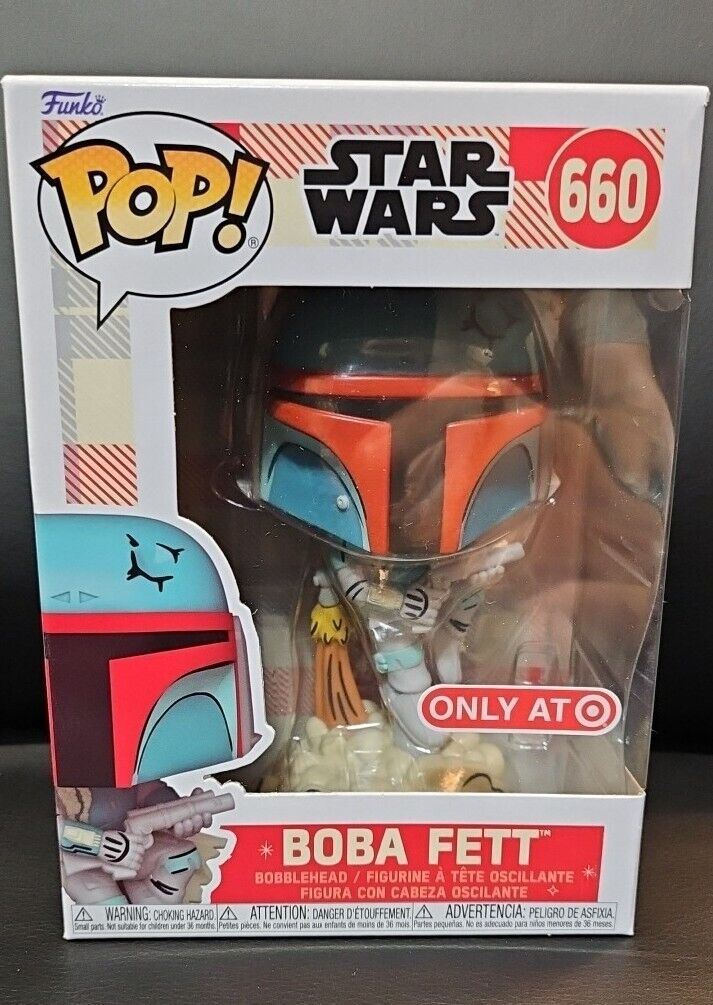 Funko POP Star Wars Boba Fett 660 Retro Reimagined 100 Target Ex