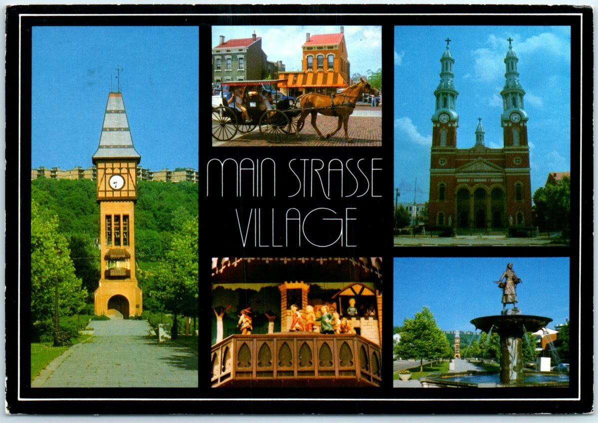 Postcard - Main Strasse Village, Covington, Kentucky