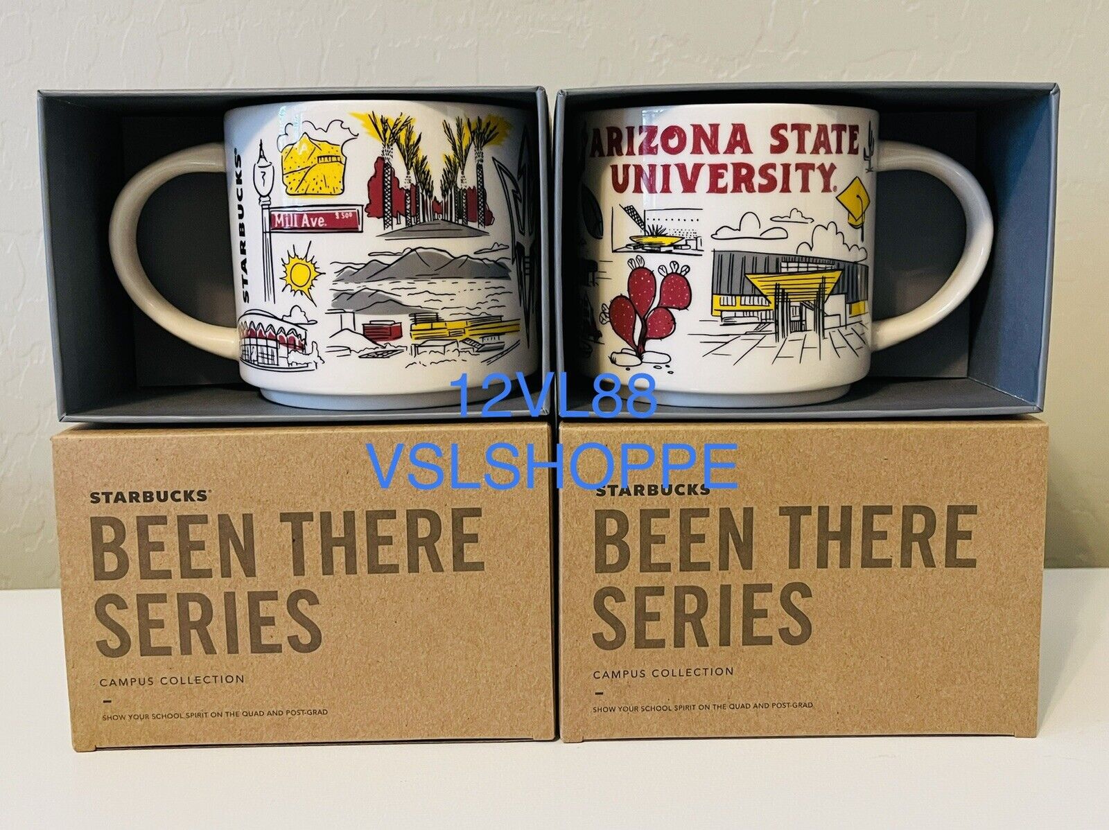 BRAND NEW - Starbucks - Been There Series - Arizona State University - ASU - Mug