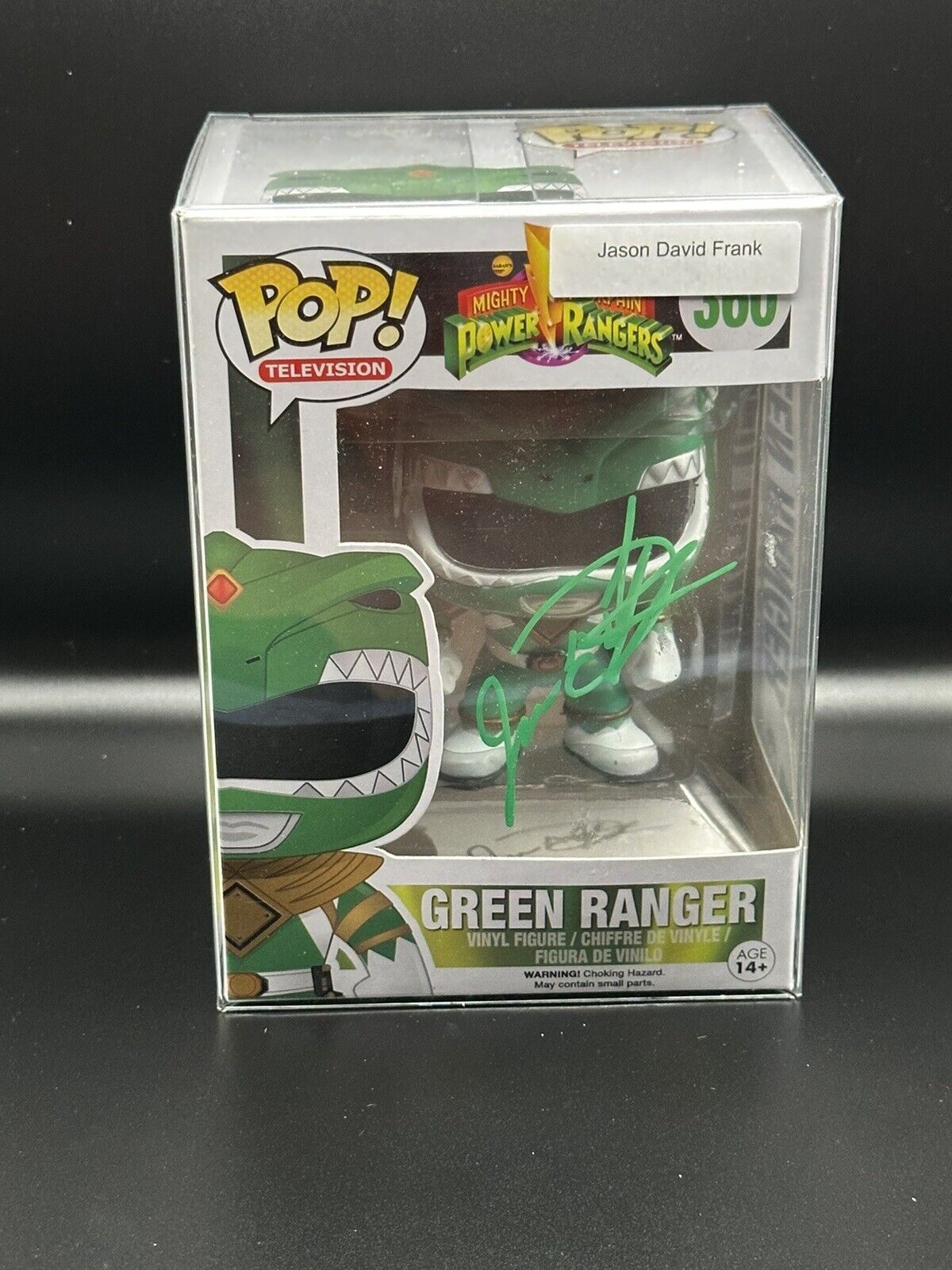 Green Power Ranger Funko Pop #360 Jason David Frank Signed Autograph COA