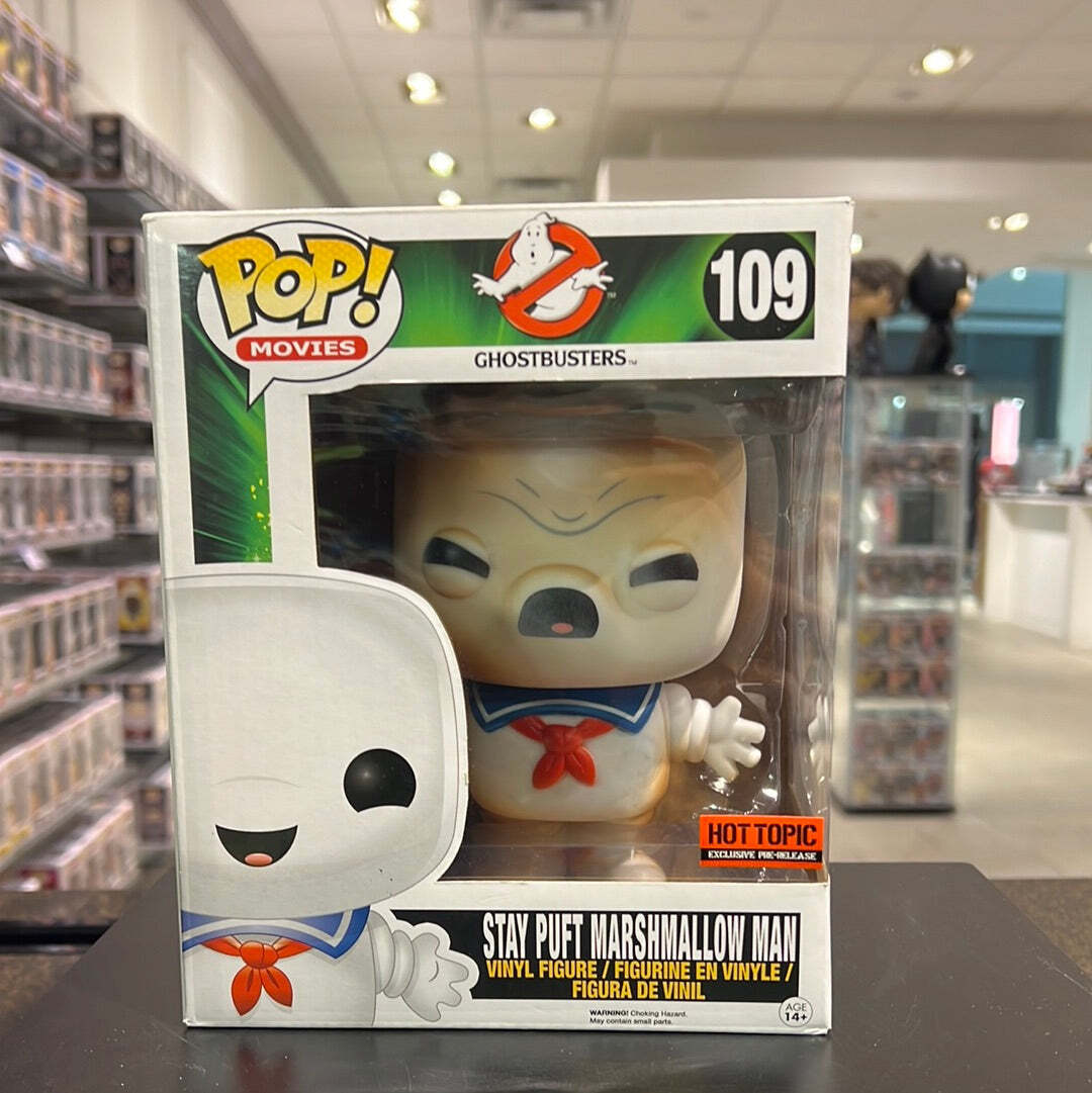 Funko Pop Ghostbusters Stay Puft Marshmallow Man (Hot Topic Pre-Release)