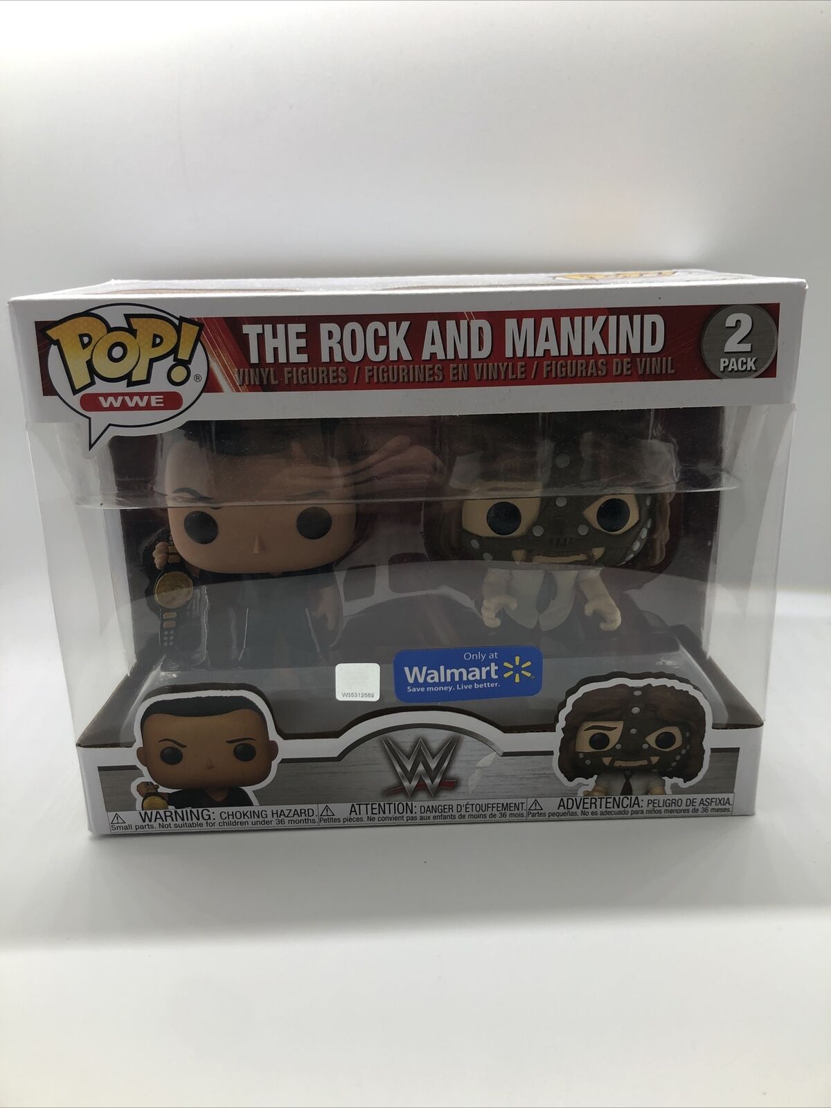 The Rock And Mankind Funko Pop 2 Pack (Walmart)