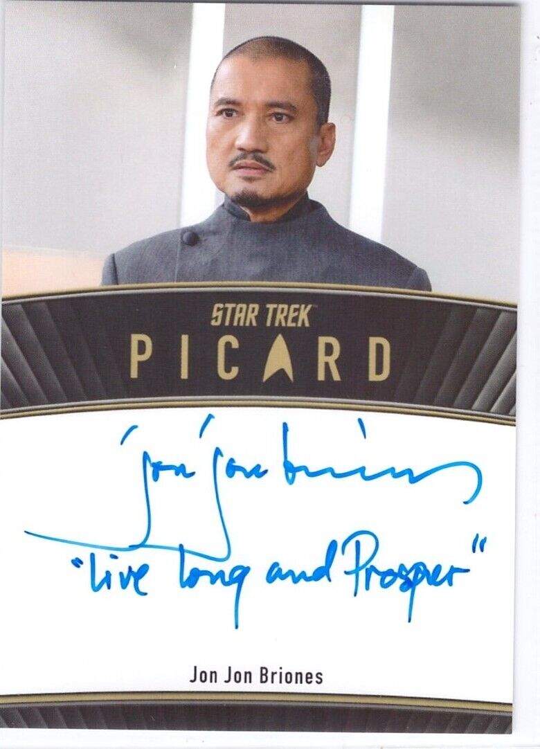 Star Trek Picard Season 2 3 autograph card inscription ST Picard