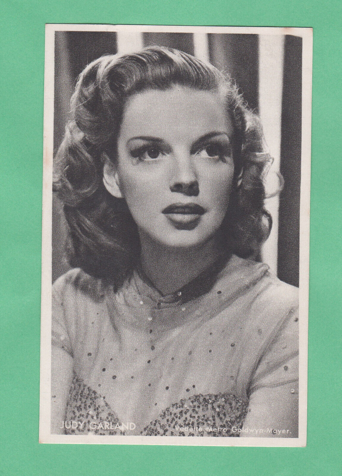 1947  Judy Garland Movie Star Card Kwatta Film Stars  C 31  Unnumbered Back