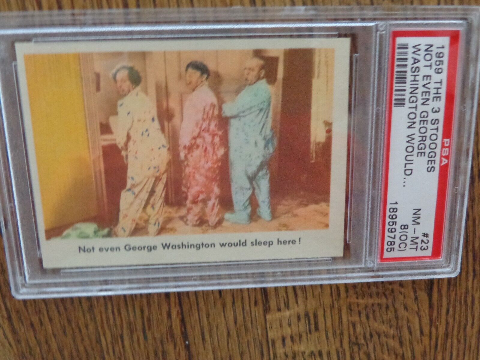 1959 FLEER THE THREE  STOOGES # 23 NOT EVEN GEORGE WASHING...\