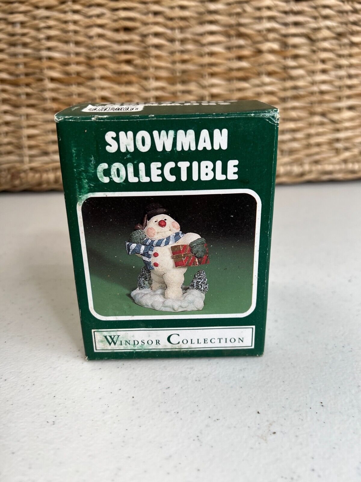 Windsor Collection Snowman Figurine Top Hat Christmas Home Decoration