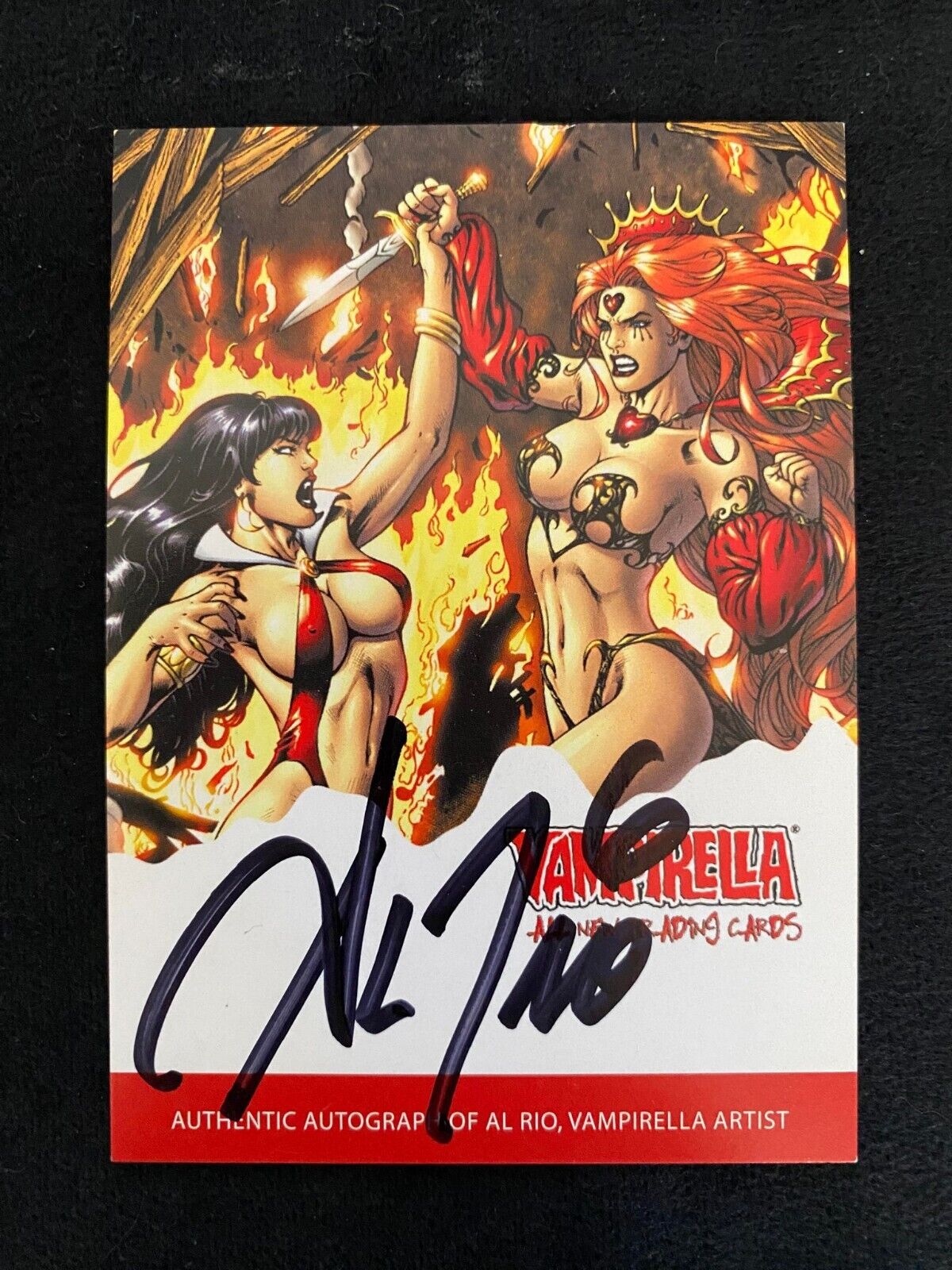 2012 Vampirella Al Rio Autograph Trading Card V2A-AR-C