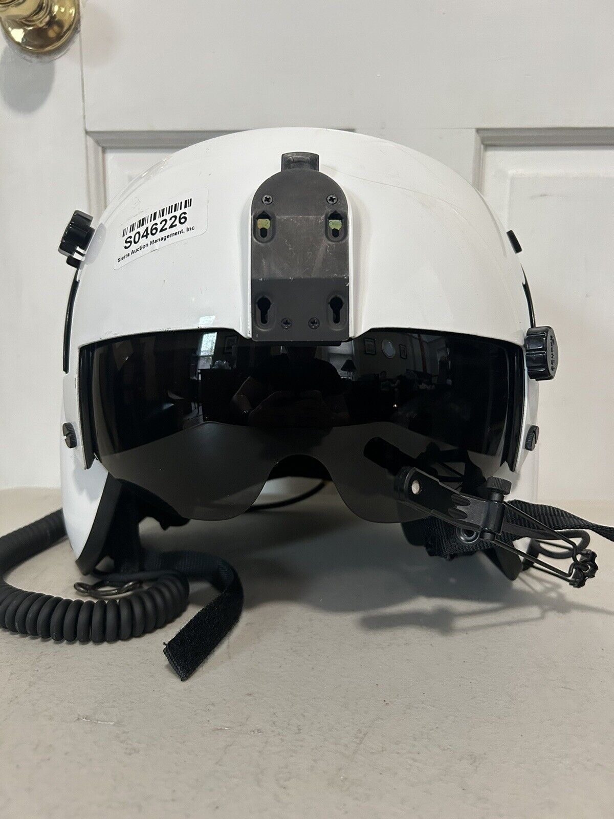 Gentex HGU-56/P Size Large Aircraft Flight Helmet White
