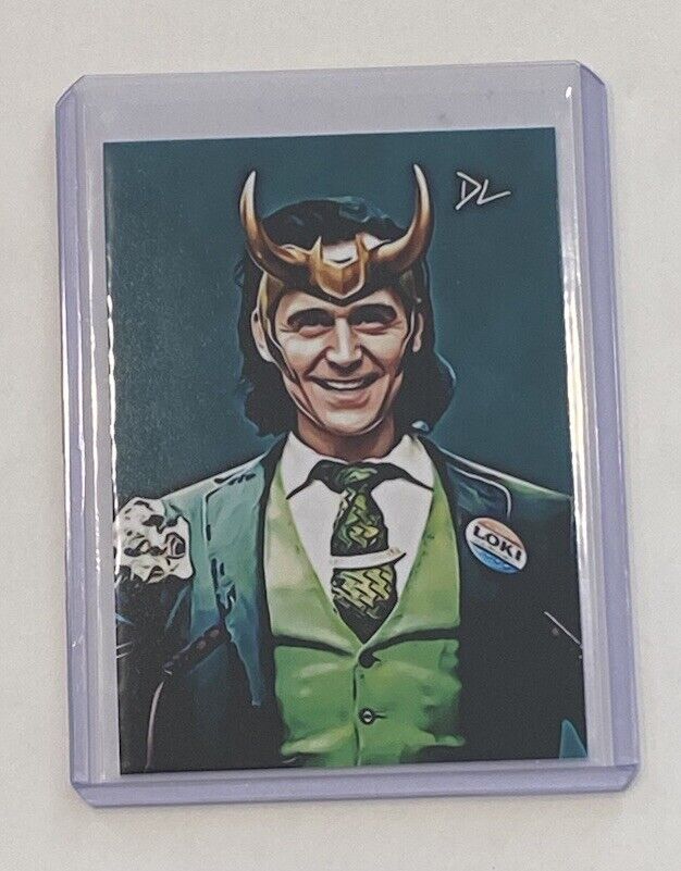 Loki Limited Edition Artist Signed “God Of Mischief” Trading Card 1/10