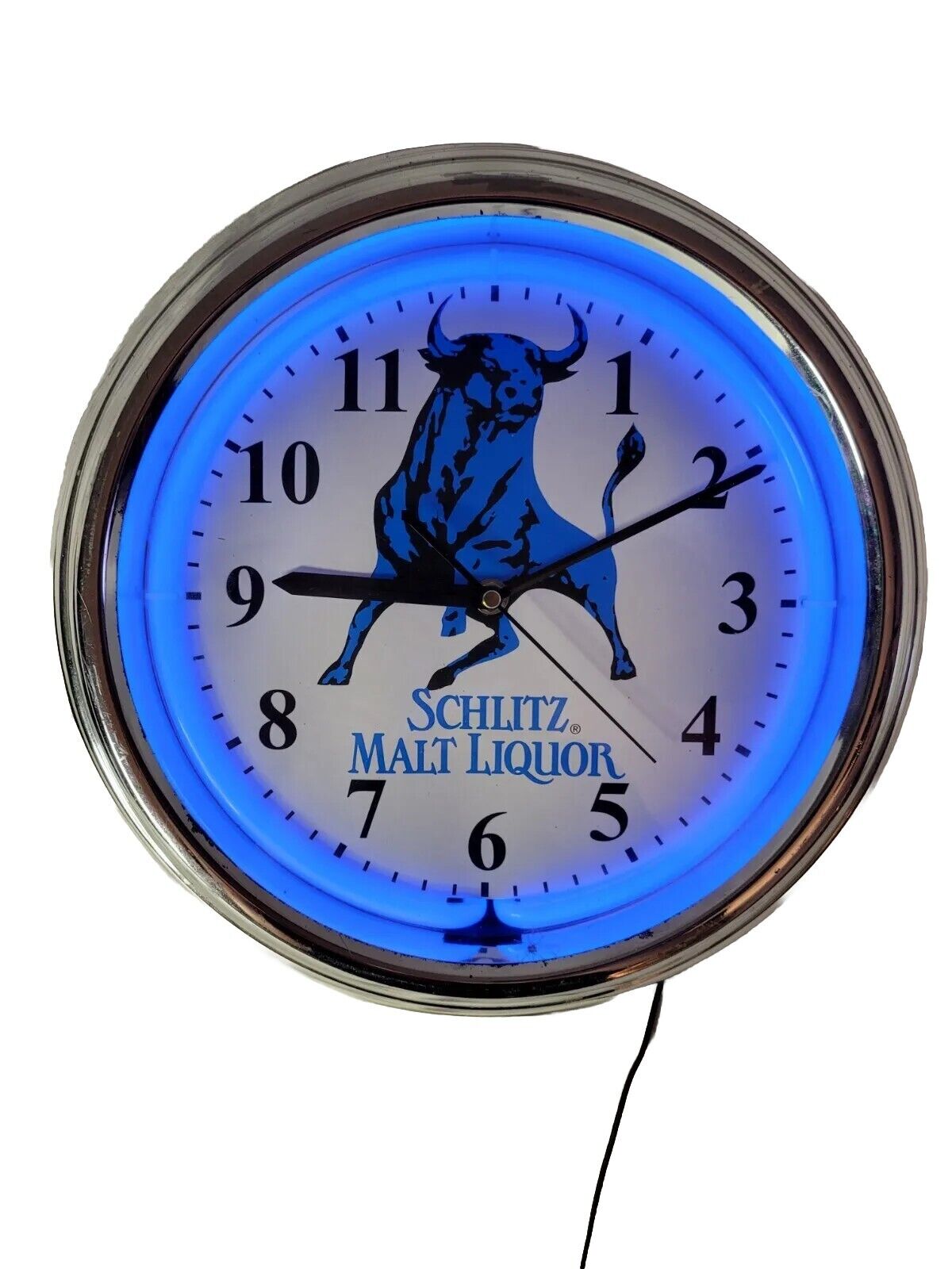 Nice Working Vintage Schlitz Beer Liqour Malt Advertising Motion Clock