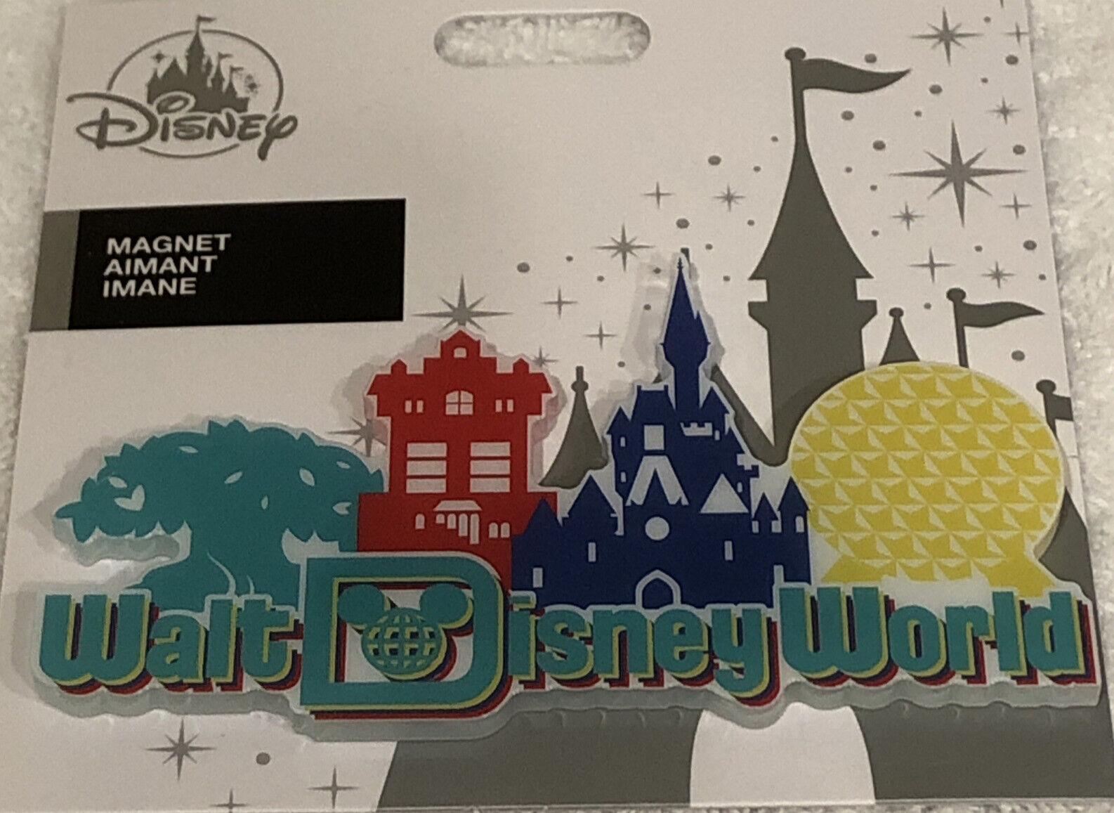 Disney Parks Walt Disney World 4 Parks Acrylic Magnet