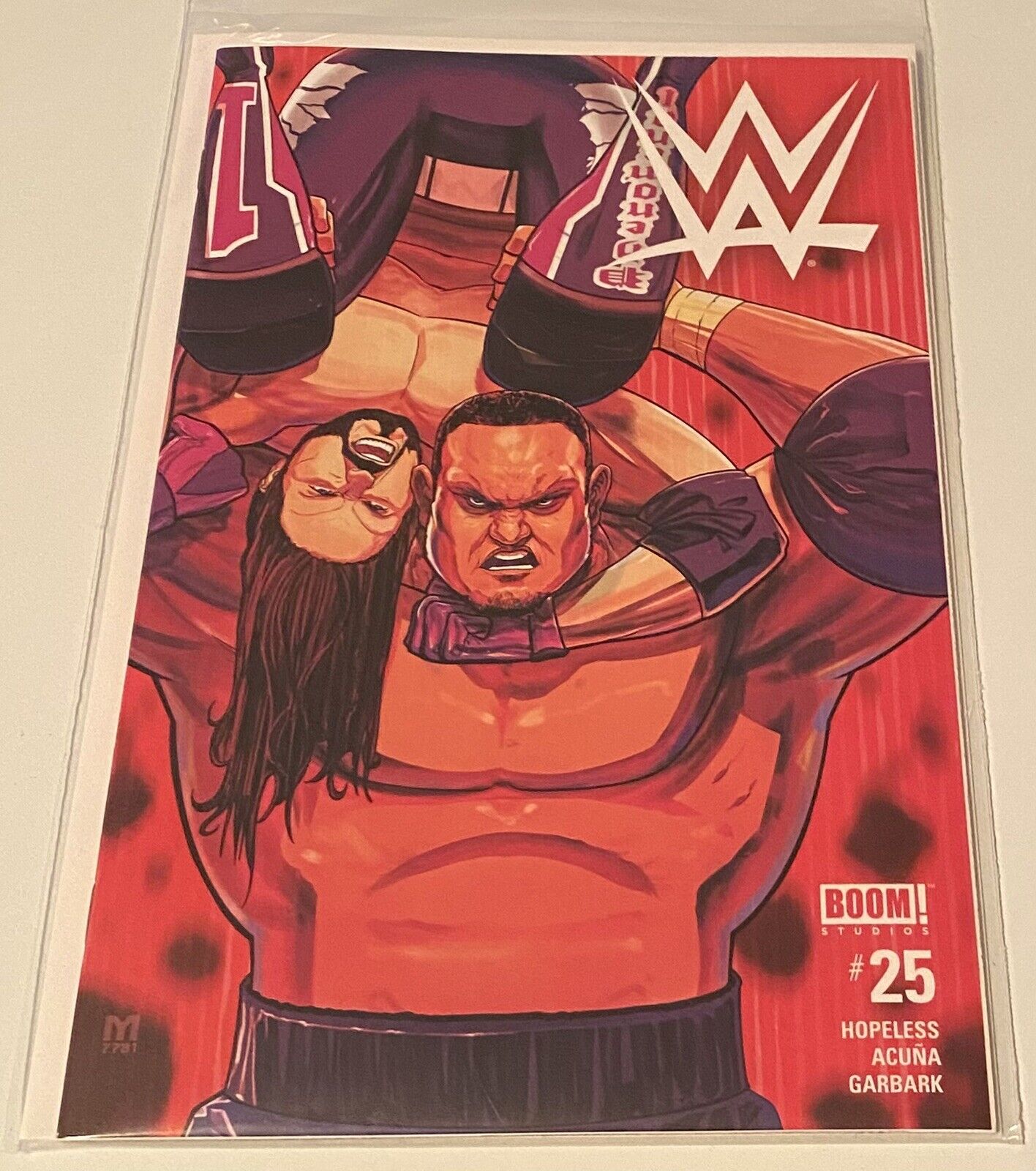 WWE #25 Samoa Joe Cover Boom Studios 2019 Mint Wrestling Comic Book